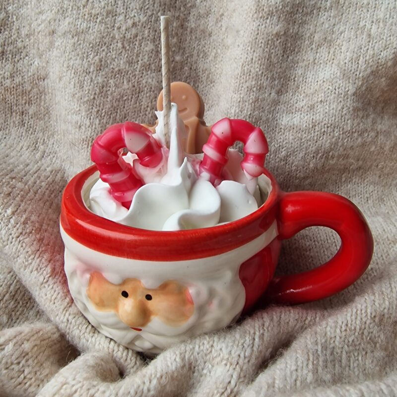 lumanare gingerbread santa